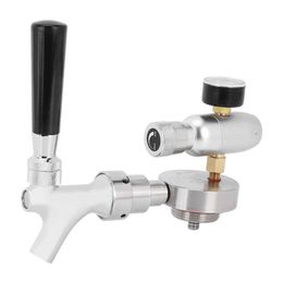 Making Beer Lid Dispenser Adjustable Faucet Pressure Gauge Accessories Kit for 2L/3.6L Keg US Standard Z