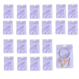 Storage Bags Sealable Treat Resealable Clear Packaging For Small Business 20pcs Bag Bakery Supplies Coffee Makeup Brush