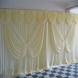 2019 Wedding Backdrop Curtain Angle Wings Sequined Cheap Wedding Decorations 6m 3m Cloth Background Scene Wedding Decor Supplies282Z