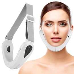 Face Care Devices EMS Massager Chin Lift Belt LED Pon Therapy Face Slimming Vibration Device Cellulite Jaw Face Lifting Machine Dropship 230617