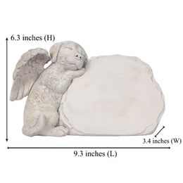 Gravestones Personalized Pet Dog Memorial Stone With A Sleeping Dog Angel Statue, Dog Grave Markers Headstone TombstoneForever in My Hearts