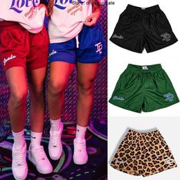 Mens Summer Gym Running Clothing Sports Basketball Fitness Short Pants Women Mesh Fast Dry Homme Breathable Trend Beach Shorts RWH9