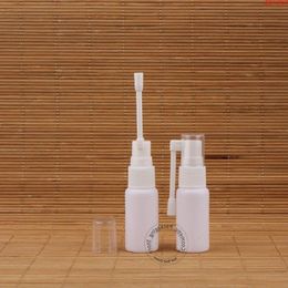 100pcs/Lot Wholesale Empty 20ml Plastic Small Nasal Spray Bottle 360 Wirling Perfume Packaging Women Makeup Pot White Caphood qty Jvdoj