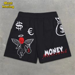 Men's Shorts Chic Stylish Y2K Graphic Letter Print Gym Shorts for Men Quick Dry Breathable Shorts with Pockets Casual Workout Fitness Running 230617