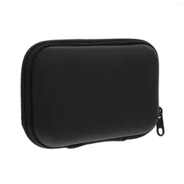 Storage Bags Portable Phone Box Cable Organizer Bag Travel Pouch Cell Line 12X8.5cm Black