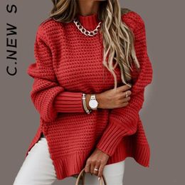 Pullovers C.new S Women Sweater New Knitted Jumper Basic Sexy Sweaters Ladies Haruku Korean Knit Sweater Girl Female Women's Clothing