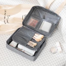 Storage Bags Travel Portable Cosmetic Bag Women Toiletries Organizer Makeup Brush Ladies Toiletry Kits Large Capacity