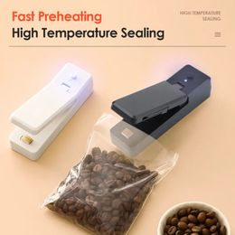 1pc Mini Thermal Bag Sealing Machine Electric Heat Plastic Bag Sealer Hot Package Sealer Packer With Cutter For Food