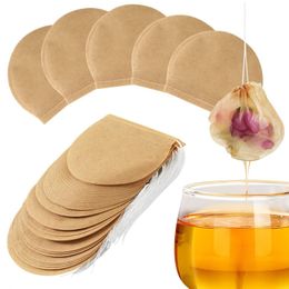 5000Pcs/Lot Tea Philtre Bags Organic Disposable Multi Purpose Natural Unbleached Paper Drawstring Loose Leaf Tea Bags