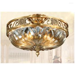 Ceiling Lights Led Art Chandelier Pendant Lamp Light Modern European D42cm H29cm Decra Bronze Crystal Style Design Copper Lustre