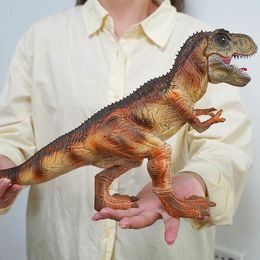 Transformation toys Robots Jurassic Dinosaur Indominus Rex Tyrannosaurus Velociraptor Animals Model Action Figures Stegosaurus Toys 230617