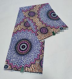 Fabric 100% Cotton Veritable Wax High Quality Ankara Fabric African Sewing Material Veritable Wax Veritable Guaranteed Real Pagne Wax