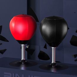 Punching Balls Desktop Punching Bag PU Speed Reflex Training Boxing Ball Children Adults Sucker Stress Relief Toys for Muay Thai Sport Exercise 230617