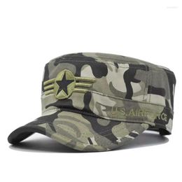 Ball Caps Arrival Military Tactical Flat Hats Embroidery Pentagram Team Male Baseball Army Force Jungle Hunting For Men