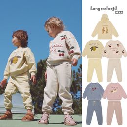 Clothing Sets KS Children's sweater and pants suit 230617