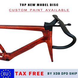 Car Truck Racks T1000 UD Carbon Road Frame Disc Brake Bicycle Bike Disc Racing Cycling Bicicletta with Handlebnar Computer Holder 230617
