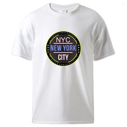 Мужские футболки в Йорке Стиль и качество-это город никогда не спят мужчина с коротки