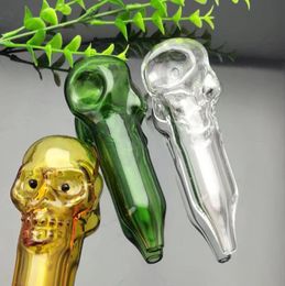 Glass Smoking Pipes Manufacture Hand-blown bongs Large Skeleton Colorful Pipe