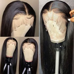 Bone Straight Hair 5x5 HD Lace Closure Wig 13x4 Brazilian Lace Front Human Hair Wigs With Baby Hair 13x6 Frontal Wig