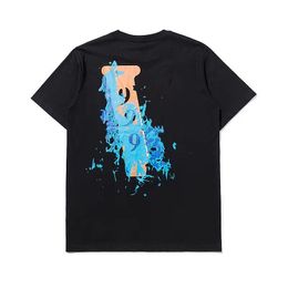 V lone tshirt Big V Reflective T-shirt Classic Casual Printing Fashion Men's and Women's Designers T-shirt Cotton Casual Luxury Hip Hop Street Apparel T-shirt US S-XL-1546