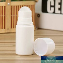 30ml 50ml 100ml White Plastic Roll On Bottle Refillable Deodorant Bottle Essential Oil Perfume Bottles DIY Personal Cosmetic Containers Top Quality