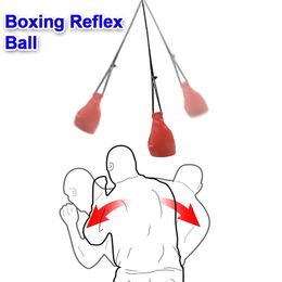 Punching Balls Boxing Reflex Ball Speed Exercise Fight Sandbag Home Gym Hanging Training Punching Bag For Boxing Speed Agility Workout Equipmen 230617