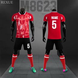 Other Sporting Goods 21 Soccer jerseys Men custom children football Jersey printed shorts soccer training dress Shirts Sports t-shirt suits 230617