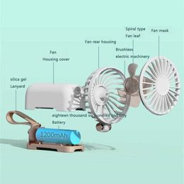 Electric Fans Desktop Easy To Clean Petite Figure Portable Small Portable Small Powerful Electric Puppy