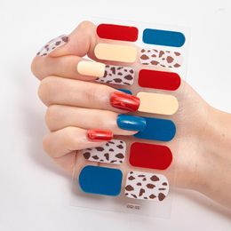 Nail Stickers Solid And Patterned Nails Designs Designer Decals Tape Creative Self Adhesive Sticker Decoration