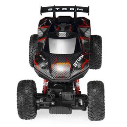 RC Car 2.4G Remote Control Off Road Racing Cars 4WD Electric High Speed Car Off-Road Drift Toys W/ Light&Spray Gift for Kids