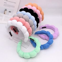 Hair Accessories 2023 Women Girls Colours Fashion Terry Cloth Headband Adult Cute Sweet Sponge Cloud Bubble Headbands Female