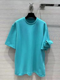 Women's T Shirts Round Neck Short Sleeve White T-shirt Female 2023 Spring/summer Half Mini Bag Design Feeling Top Tide