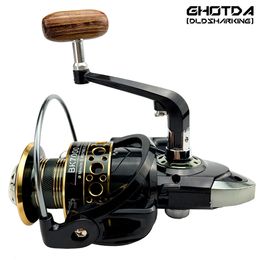 Baitcasting Reels Fishing Spinning Reel Metal Spool 5.2 1 13BB Ball Bearings Carp Fishing Reel BK2000-7000 Fishing Reel 230619