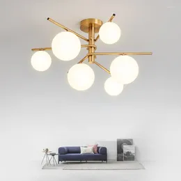 Ceiling Lights Nordic Master Bedroom Simple Modern Iron Lamp Living Room Study LED