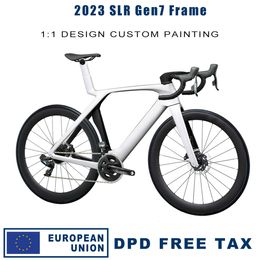 Car Truck Racks Disc Brake Carbon Road Bicycle Frame Ultimate Racing SLR7 Bike Framest With Handlebar Fit Mechanical And Di2 DPD 230617