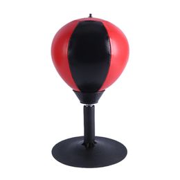 Punching Balls PU Desktop Boxing Ball Suction Cup Inflatable Speed Ball Punching Bag for 230617