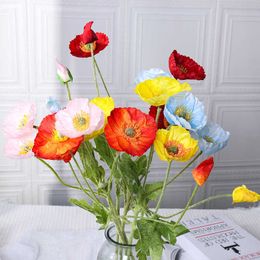 Dried Flowers Artificial Bouquet Silk Fake For Home Decor Garden Marriage Party Wedding Decoration DIY Accessories