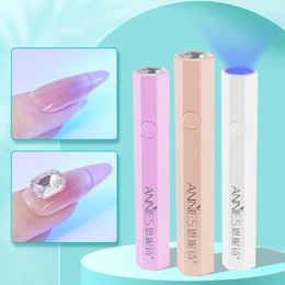 Nail Dryers Portable Mini Pen UV Light Lamp Gel Polish Manicure Dryer Curing Uv Led Nail Lamp Nails Art Tools 230619