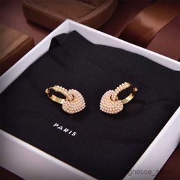 Stud Fashion Earrings Ear High Quality Luxury Designers Earring Classic Golden Jewellery For Woman Wedding Gifts Presents R230619