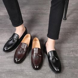 Dress Shoes Driving Loafers Men Black Brown Wedding Prom Designer Formal Footwear Sapatos Tenis Masculino