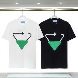 Designer T Shirt Summer Short Tee Men Women Lovers Triangle Luxury T-shirts Fashion Senior Pure Cotton High Quality Top Large CHD2306195