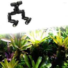 Watering Equipments Reptiles Terrarium Double Nozzle Fogger Mist Sprinkler 360° Adjustable Aquarium Fogging And Cooling Spray Nozzles