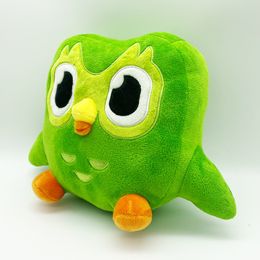 Stuffed Plush Animals Cute green duo owl cartoon Stuffed toy soft stuffed animal plush doll children's birthday gift 230619