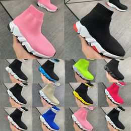 Triple-S kids shoes speed Toddlers Paris Sock Casual shoe designer high black trainers girls boys baby kid youth infants sneakers