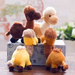 Stuffed Plush Animals Soft Scented Camel Doll Keychain Cantorp Plush Stuffed Toy Cartoon Animals Small Pendant Kids Gift 230617