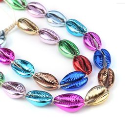 Pendant Necklaces Natural Shell Necklace Bracelet Metal Plated Set Colorful Charms Jewelry Making For Women