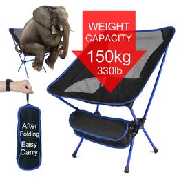 Camp Furniture Camping Fishing Barbecue Chair Portable Ultra Light Folding Outdoor Travel Beach Hiking Picnic Seat Tool 230617