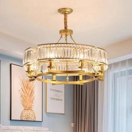 Chandeliers Modern Square Round Creative Crystal Dining Living Room Bedroom Bar Hall Aisle Lamps Indoor Home Lighting Chandelier