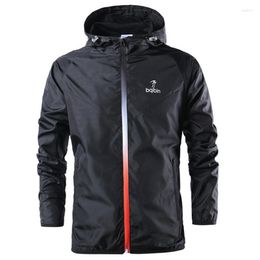 Men's Jackets 2023 Spring Summer Mens Fashion Youth Windbreaker Running Training Suit Thin Hooded Casual Sporting Coat