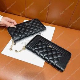 Wallets c Bag luxury card holder New Long Zip Wallet Women Fashion card holders Multi Card Handbags Embroidery Thread luxurys handbag bags